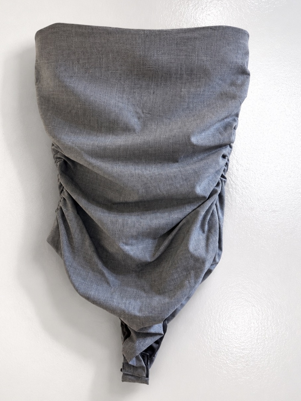 Zara Tailored Strapless Draped Bodysuit – Size M (Like New)